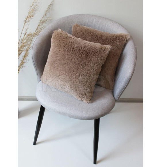 Подушка декоративная MATEX PLUSH LINE. КОМПЛЕКТ 2 ШТ.. Размер: 35x35 Цвет: кофейный (55-211) 
