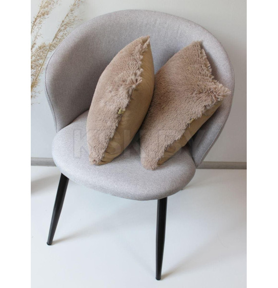 Подушка декоративная MATEX PLUSH LINE. КОМПЛЕКТ 2 ШТ.. Размер: 35x35 Цвет: кофейный (55-211) 