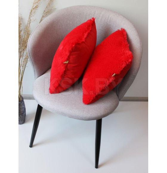 Подушка декоративная MATEX PLUSH. Размер: 35x35 Цвет: Красный (28-994) 