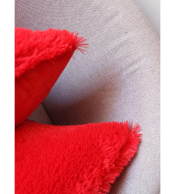 Подушка декоративная MATEX PLUSH. Размер: 35x35 Цвет: Красный