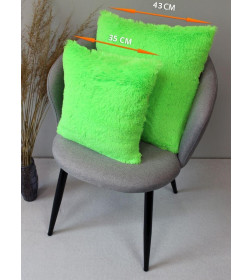 Подушка декоративная MATEX PLUSH. Размер: 35x35 Цвет: салатовый