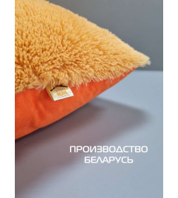 Подушка декоративная MATEX PLUSH. Размер: 43x43 Цвет: коралловый