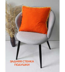 Подушка декоративная MATEX PLUSH. Размер: 43x43 Цвет: коралловый