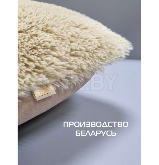 Подушка декоративная MATEX PLUSH. Размер: 43x43 Цвет: темно-бежевый (53-262) 