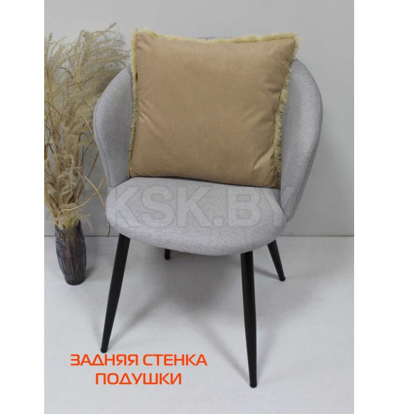 Подушка декоративная MATEX PLUSH. Размер: 43x43 Цвет: темно-бежевый (53-262) 