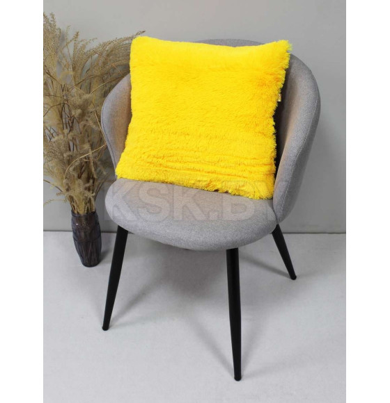Подушка декоративная MATEX PLUSH. Размер: 43x43 Цвет: желтый (53-286) 
