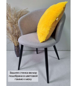 Подушка декоративная MATEX PLUSH. Размер: 43x43 Цвет: желтый