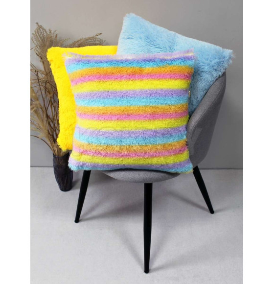 Подушка декоративная MATEX PLUSH. Размер: 43x43 Цвет: желтый (53-286) 