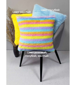 Подушка декоративная MATEX PLUSH. Размер: 43x43 Цвет: желтый