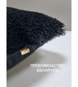 Подушка декоративная MATEX PLUSH. Размер: 43x43 Цвет: черный