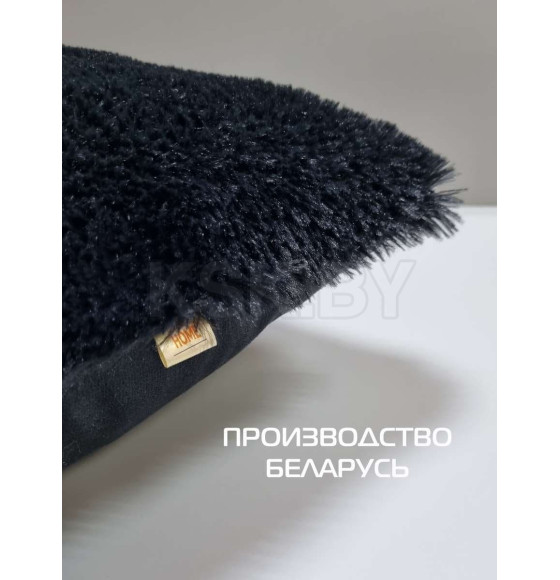 Подушка декоративная MATEX PLUSH. Размер: 43x43 Цвет: черный (53-293) 