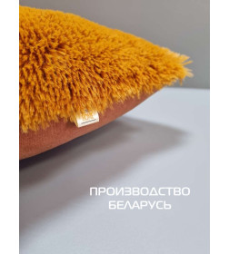 Подушка декоративная MATEX PLUSH. Размер: 43x43 Цвет: коричневый