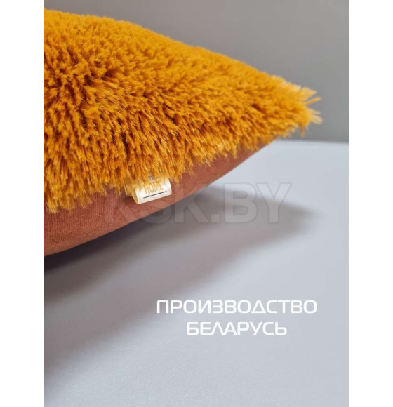 Подушка декоративная MATEX PLUSH. Размер: 43x43 Цвет: коричневый (53-309) 