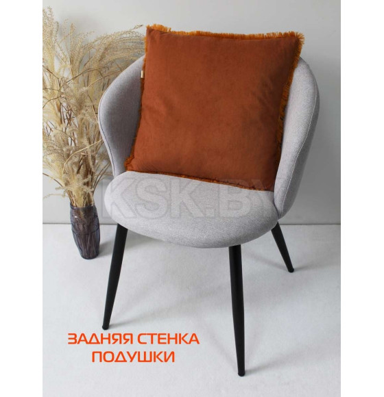 Подушка декоративная MATEX PLUSH. Размер: 43x43 Цвет: коричневый (53-309) 