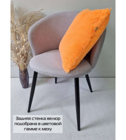 Подушка декоративная MATEX PLUSH. Размер: 43x43 Цвет: оранжевый