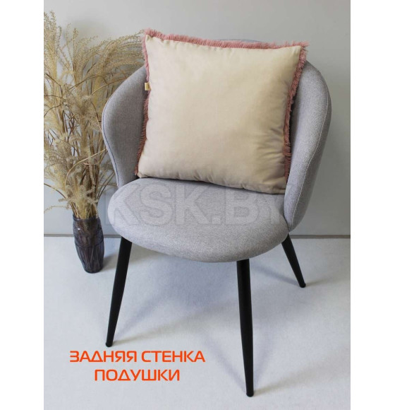 Подушка декоративная MATEX PLUSH. Размер: 43x43 Цвет: темно-розовый (56-041) 