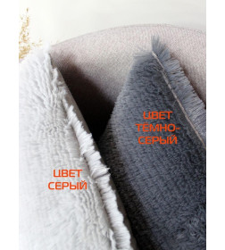 Подушка декоративная MATEX PLUSH LINE. КОМПЛЕКТ 2 ШТ.. Размер: 35x35 Цвет: темно-серый