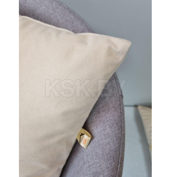 Наволочка декоративная MATEX VELOURS. Размер: 50x70 Цвет: молочный (56-508) 