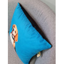 Подушка декоративная MATEX FANTASY ANIMALS. БИГЛЬ. Размер: 33x33 Цвет: белый, коричневый, синий (58-755) 