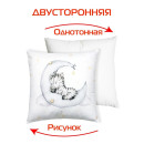 Подушка декоративная MATEX LITTLE STAR. ЗЕБРА. Размер: 33x33 Цвет: белый, серый (61-380) 
