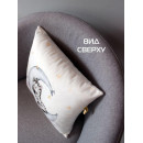 Подушка декоративная MATEX LITTLE STAR. ЗЕБРА. Размер: 33x33 Цвет: белый, серый (61-380) 