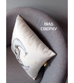 Подушка декоративная MATEX LITTLE STAR. ЗЕБРА. Размер: 33x33 Цвет: белый, серый