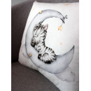 Подушка декоративная MATEX LITTLE STAR. ЗЕБРА. Размер: 33x33 Цвет: белый, серый (61-380) 