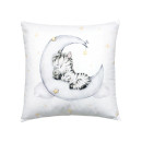 Подушка декоративная MATEX LITTLE STAR. ЗЕБРА. Размер: 33x33 Цвет: белый, серый (61-380) 
