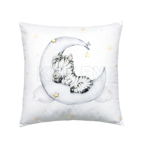 Подушка декоративная MATEX LITTLE STAR. ЗЕБРА. Размер: 33x33 Цвет: белый, серый (61-380) 
