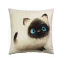 Подушка декоративная MATEX FLUFFY. МАРСИК. Размер: 33x33 Цвет: молочный, серый, коричневый (62-431) 
