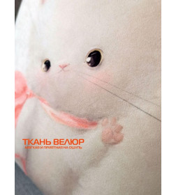 Подушка декоративная MATEX FLUFFY. ВАЙС. Размер: 33x33 Цвет: молочный, светло-розовый, светло-серый