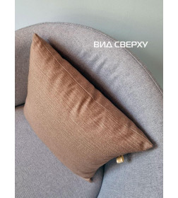 Подушка декоративная MATEX CORFU. КОМПЛЕКТ 2 ШТ.. Размер: 35x35 Цвет: светло-коричневый