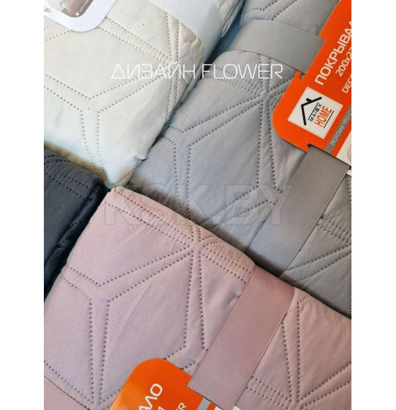 Покрывало MATEX DECORATIVE COVER. FLOWER. Размер: 200x220 Цвет: бежевый (62-837) 