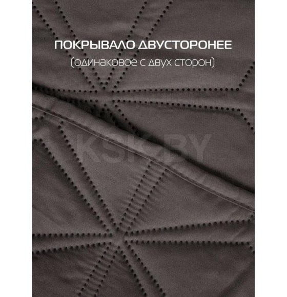 Покрывало MATEX DECORATIVE COVER. FLOWER. Размер: 200x220 Цвет: темно-серый (62-820) 