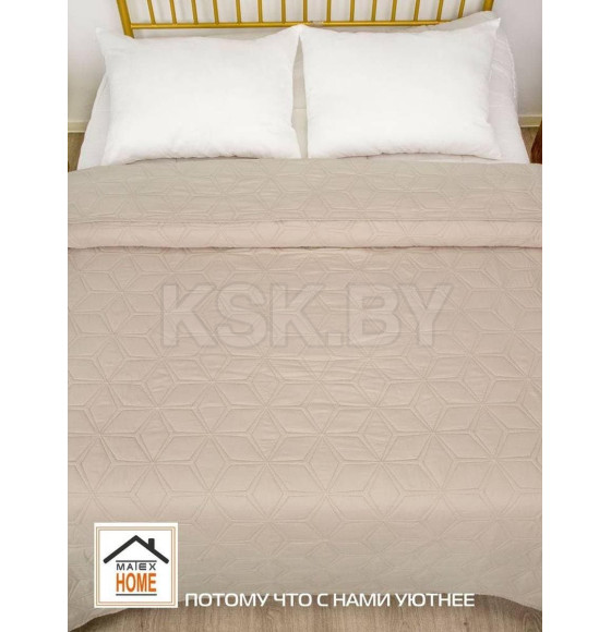 Покрывало MATEX DECORATIVE COVER. FLOWER. Размер: 200x220 Цвет: бежевый (62-837) 