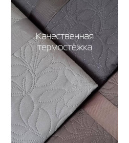 Покрывало MATEX DECORATIVE COVER. LEAFS. Размер: 200x220 Цвет: темно-серый