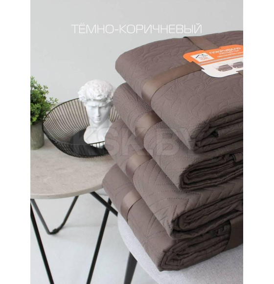 Покрывало MATEX DECORATIVE COVER. TROPIC. Размер: 200x220 Цвет: темно-коричневый (63-711) 