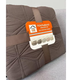 Покрывало MATEX DECORATIVE COVER. FLOWER. Размер: 200x220 Цвет: темно-коричневый