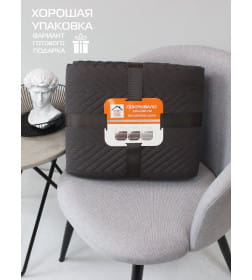 Покрывало MATEX DECORATIVE COVER. GEOMETRY. Размер: 220x240 Цвет: темно-серый