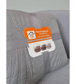 Покрывало MATEX DECORATIVE COVER. TROPIC. Размер: 220x240 Цвет: светло-серый