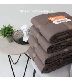 Покрывало MATEX DECORATIVE COVER. TROPIC. Размер: 220x240 Цвет: темно-коричневый