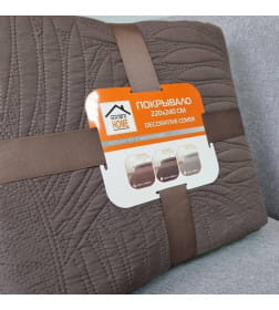 Покрывало MATEX DECORATIVE COVER. TROPIC. Размер: 220x240 Цвет: темно-коричневый
