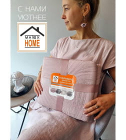 Покрывало MATEX DECORATIVE COVER. TROPIC. Размер: 220x240 Цвет: темно-коричневый