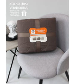 Покрывало MATEX DECORATIVE COVER. FLOWER. Размер: 220x240 Цвет: темно-коричневый