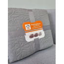Покрывало MATEX DECORATIVE COVER. LEAFS. Размер: 220x240 Цвет: светло-серый (63-827) 