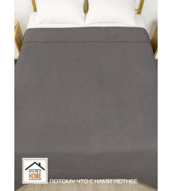 Покрывало MATEX DECORATIVE COVER. LEAFS. Размер: 220x240 Цвет: темно-серый