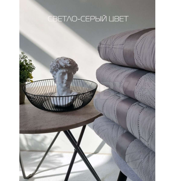 Покрывало MATEX DECORATIVE COVER CUBIC Размер: 220x240 Цвет: Светло-серый Артикул: 65-142 (65-142) 