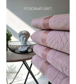 Покрывало MATEX DECORATIVE COVER CUBIC Размер: 220x240 Цвет: Розовый Артикул: 65-340