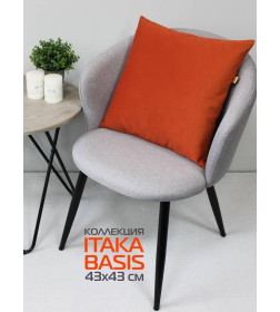 Подушка декоративная MATEX ITAKA BASIS. Размер: 43x43 Цвет: Коралловый