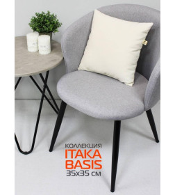 Подушка декоративная MATEX ITAKA BASIS. Размер: 35x35 Цвет: Молочный